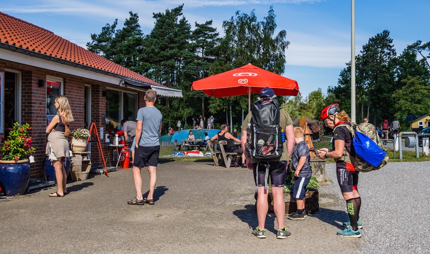 Læsø camping Vest - kiosk og reception